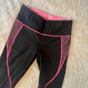 Victoria's Secret Sport Leggings with Pink Highlights